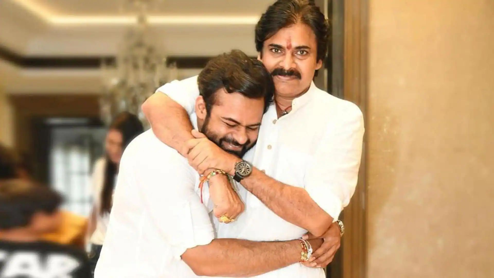 శ్రీ సాయి దుర్గా తేజ్ కు శ్రీ పవన్ కళ్యాణ్ గారు శుభాభినందనలు